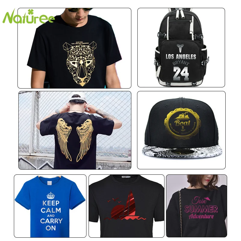 1m/3m/5m/10m Metallic Heat Transfer Vinyl Iron on Transfer HTV Iron on For T-Shirt Heat Press DIY Decor Film 25cm Width