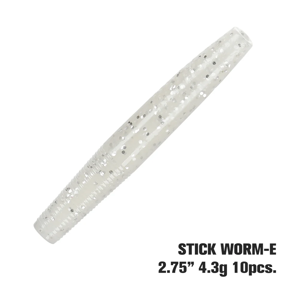 Tsurinoya Stok Worm 4.3G 70Mm 10Pcs Ned Rig Zachte Ptr Drijvende Aas Zachte Vissen Lokken Bas Karper aas Finesse Kunstaas