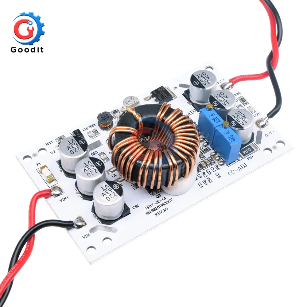 10A 250W/500W Boost Converter Constant Voltage Constant Current Drive Power Supply Module DC-DC Step Up Module Voltage Regulator