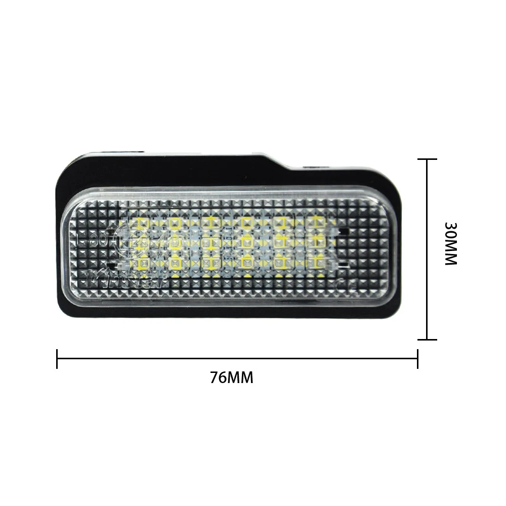 For Mercedes BENZ S-CLASS W211 C-CLASS W203 W219 SLK R171  Car Rear white LED license plate light number plate lamp