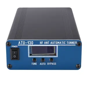 New Assembled ATU-130 Plus ATU-130+ 1.8-50MHz 200W Automatic Antenna Tuner  OLED Display Meatl Case Update of ATU-100 - AliExpress