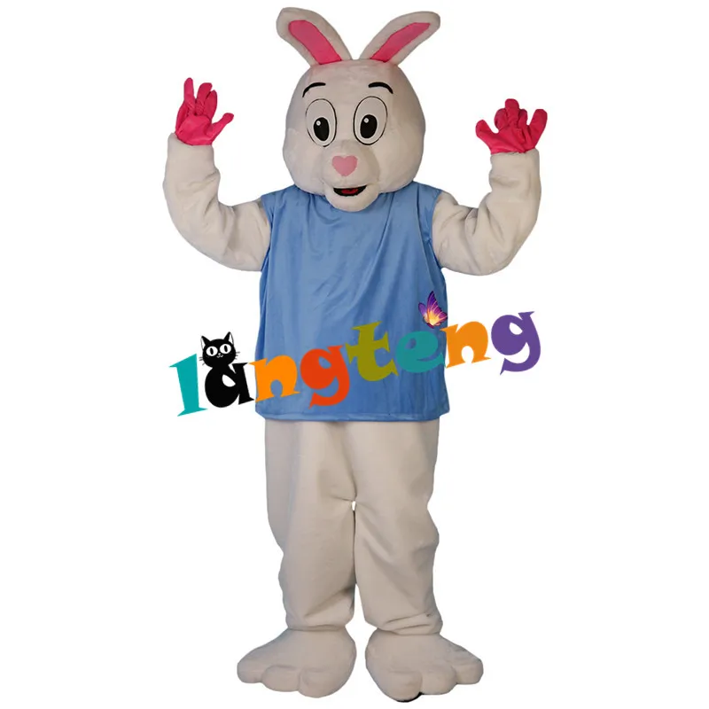 

907 Holiday Costume White Rabbit Adult Mascot Mascot CostumeEaster Festival Celebration Adult Cartoon