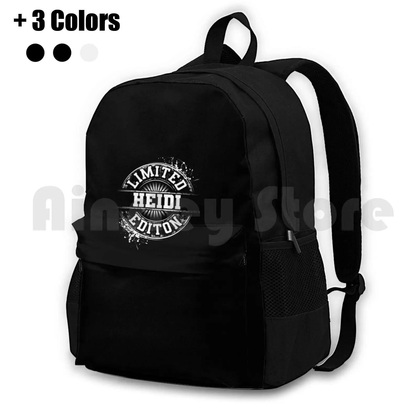 Heidi Limited Edition Funny Personalized Name Gift Idea Outdoor Hiking Backpack Waterproof Camping Travel Danniversaire