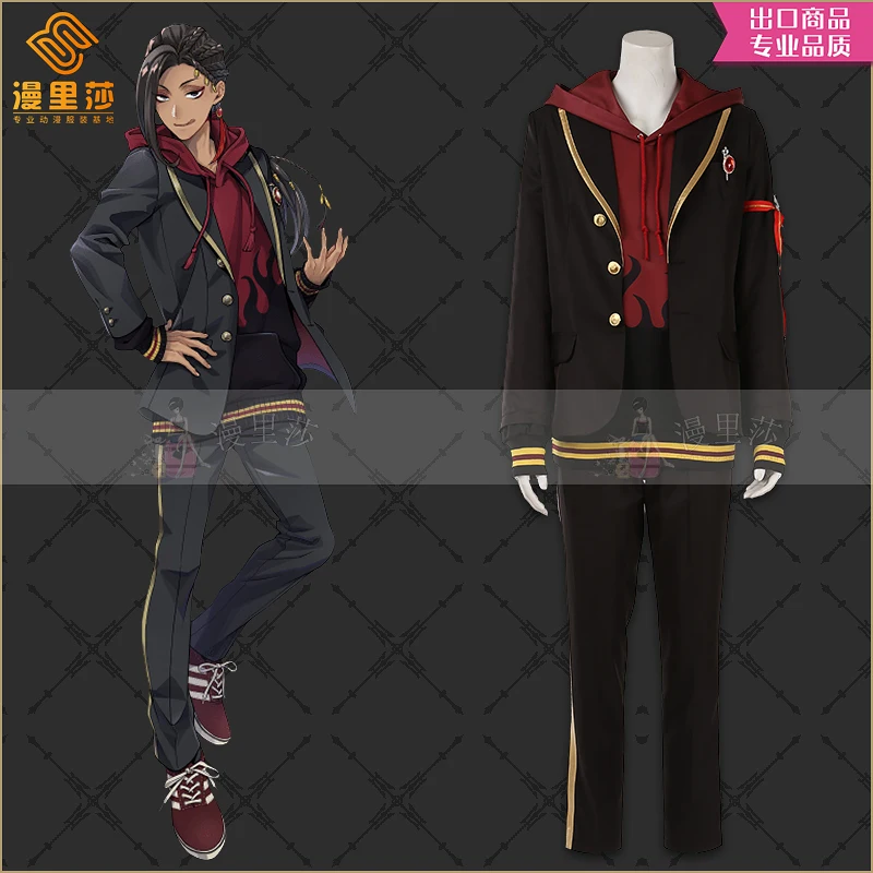 new arrival Game Twisted Wonderland Diasomni SCARABIA Jamil School Uniforms Red Cosplay Costume New Outfit