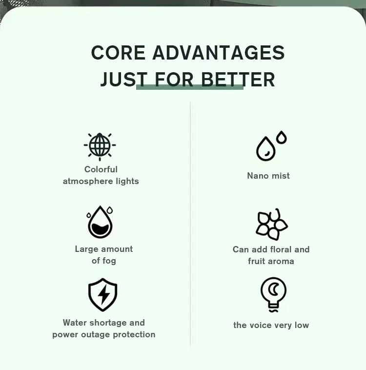 Nuovo umidificatore abbagliante tazza USB mini camera da letto veicolo per ufficio che trasporta grande spray colorato led aria spray fragranza macchina cross-bo