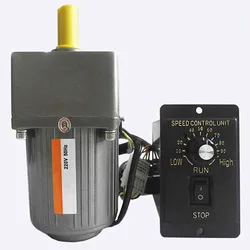 Single phase 220V variable/Constant speed motor,6W AC gear motor Reduction ratio 1:10 140 rpm,Motor governor Controller,J17194