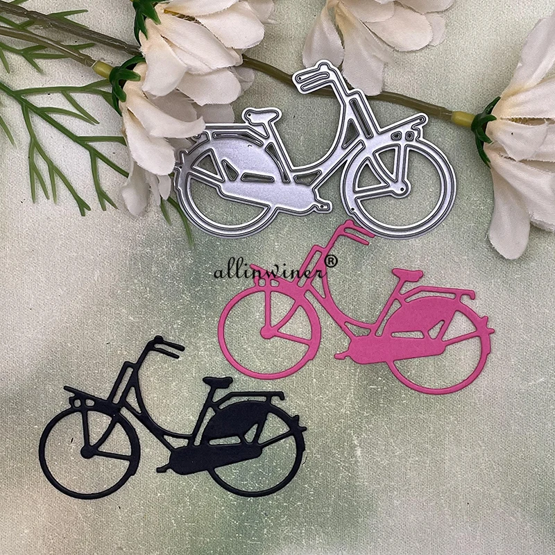 New Bicycle decoration Metal Cutting Dies Stencils Die Cut for DIY Scrapbooking Album Paper Card Embossing