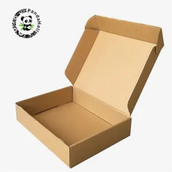 Pandahall 10pcs Kraft Paper Folding Box Corrugated Board Box for Jewelry Gift Box Packing Beading Supplies Tan 10 Sizes