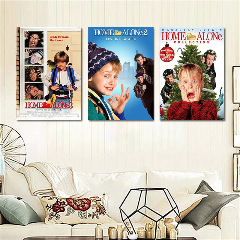 Home alone Movie Poster creative personality Modern fashion decoration painting art White Coated Paper poster