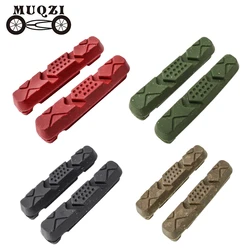 MUQZI Bike Brake Pads For Carbon Wheel Alloy Wheel Brake Shoes MTB Road Folding Bicycle Caliper Brake Block