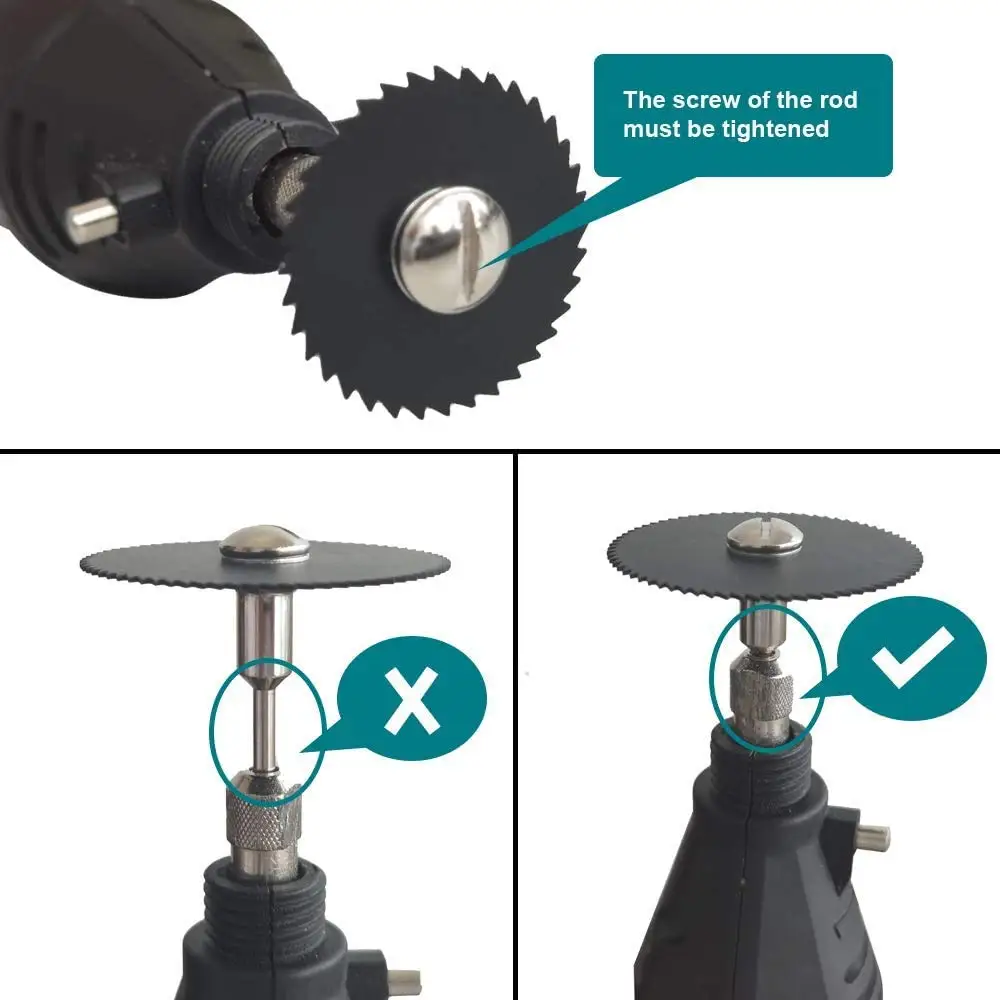 7 Set Mini HSS Nhỏ Lưỡi Tròn Xoay Công Cụ Dremel Cắt Kim Loại Công Suất Bộ Gỗ Đĩa Cắt Mũi Khoan mandrel Cắt