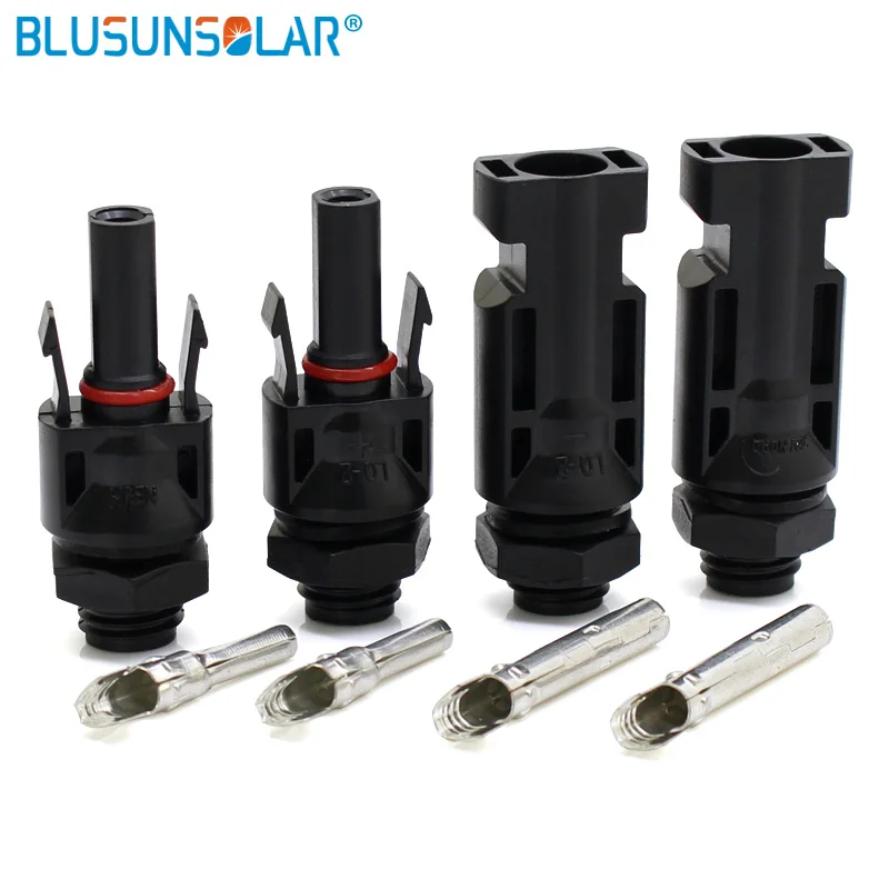 10 pairs/lot High quality  IP67 solar connector M12 thread solar inverter connector pv panel coupler connector