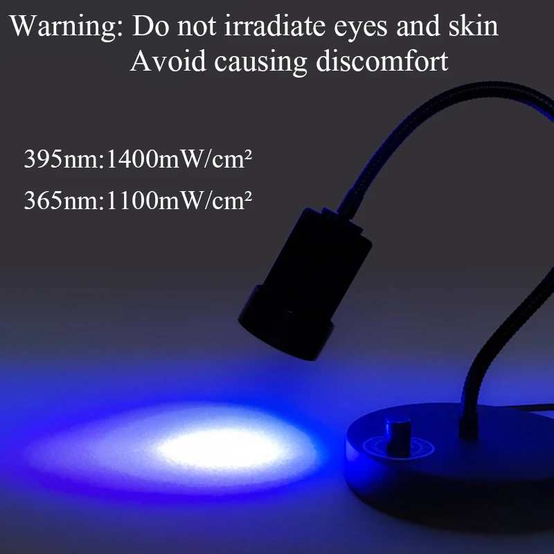 395nm UV LED 경화 램프, 365nm, 405nm, 조정 가능한 에너지 수리, 자외선 녹색 오일, 솔더 스크린 접착제, PCB 본딩