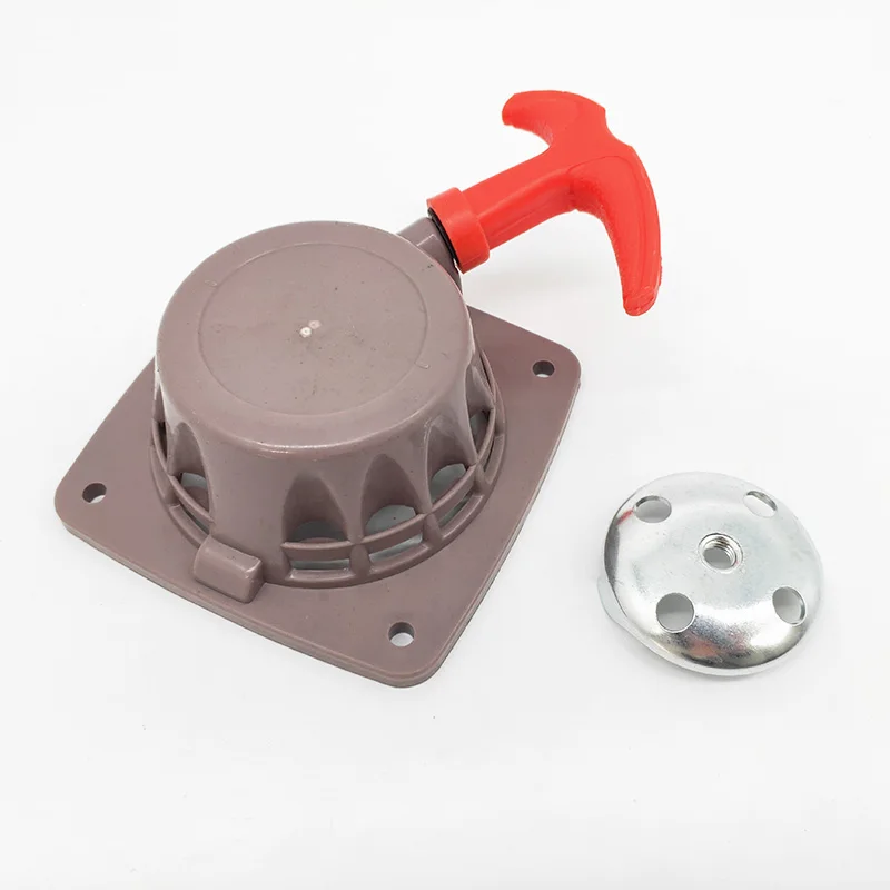 Neue Rücklauf Recoil Starter Pulley Platte Kit Für 139 Motor Motor 4 Hub Pinsel cutter Trimmer 139F 34,6 cc Rasen rasenmäher Ersatzteile