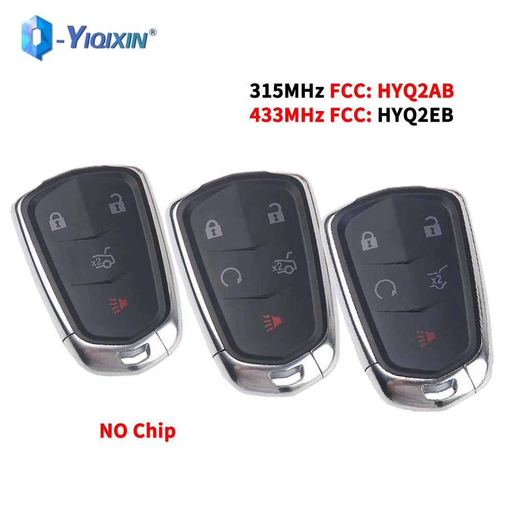 

YIQIXIN 315/433MHz Remote Car Key For Escalade ESV Cadillac SRX XTS CTS CT6 ATS XT4 XT5 2015 2016 2017 2018 2019 HYQ2AB HYQ2EB