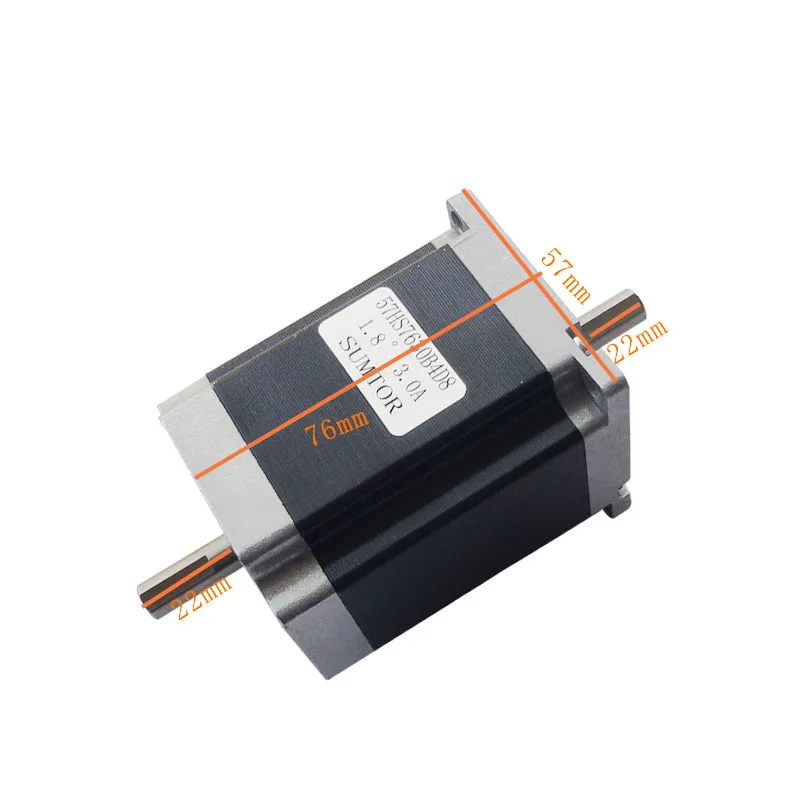 Imagem -03 - Motor Deslizante Motor 76 Mm1.8nm Bifásico Quatro Seis Oito Linha Máquina de Gravura Acessórios da Impressora 57bygh