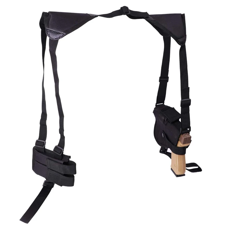 Concealed Carry Shoulder Holster Adjustable Underarm Armpit Pistol Holster Fits for Glock 17/18/19/22/43 G2C Beretta M9 PX4 P226