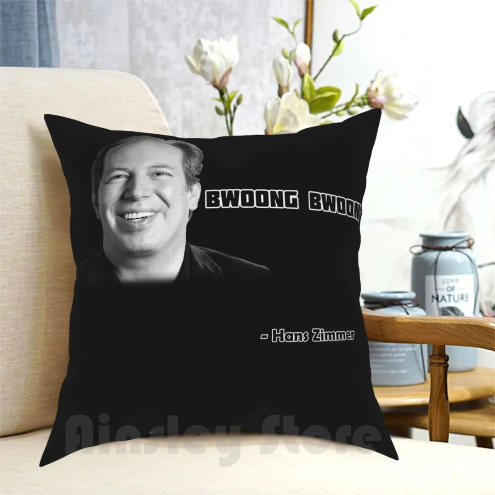 Hans Zimmer Pillow Case Printed Home Soft Throw Pillow Hans Zimmer Gladiator Inception Interstellar Movies Film Cinema