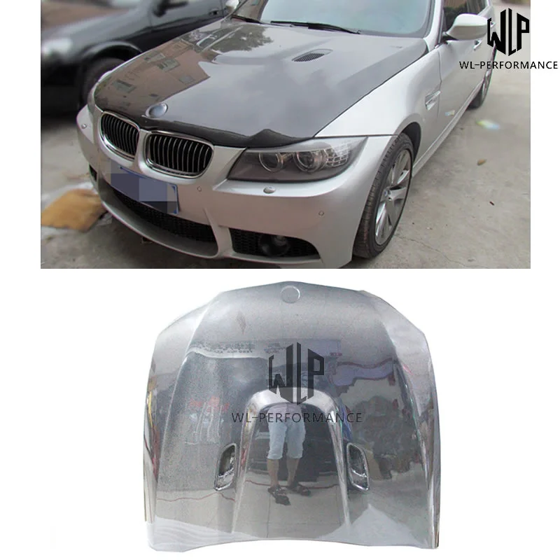 E90 M3 High Quality Carbon Fiber Front Engine Hood Bonnets Engine Covers for Bmw 3 Series E90 320i 325i 330i 335i M3 Style 05-12