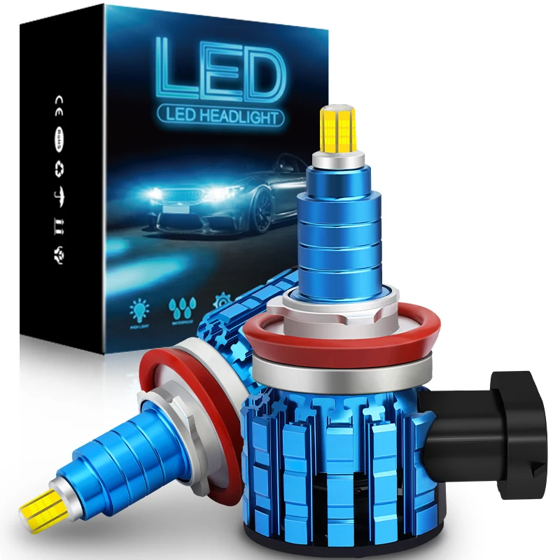 H11 H1 H7 20000LM Fog Lamps 360 Degree CSP 9005 HB3 9006 HB4 H8 H9 H16JP Led Headlight Bulbs 9012 HIR2 6000K Canbus Error Free