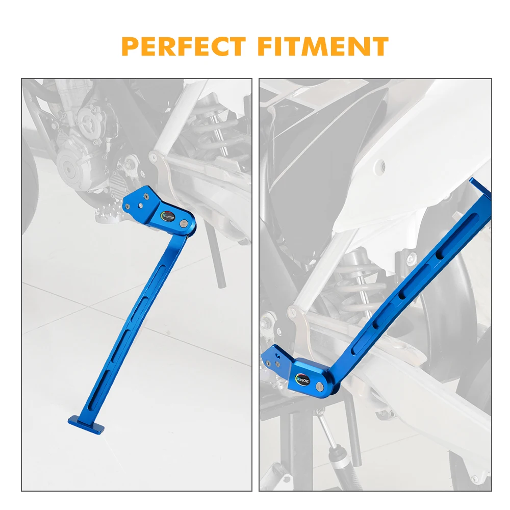 NiceCNC Motorcycle Side Stand Kickstand Aluminum for YAMAHA YZ450F YZ250F YZ 250F 450F 2014-2022 Black Blue Parking Side Stand