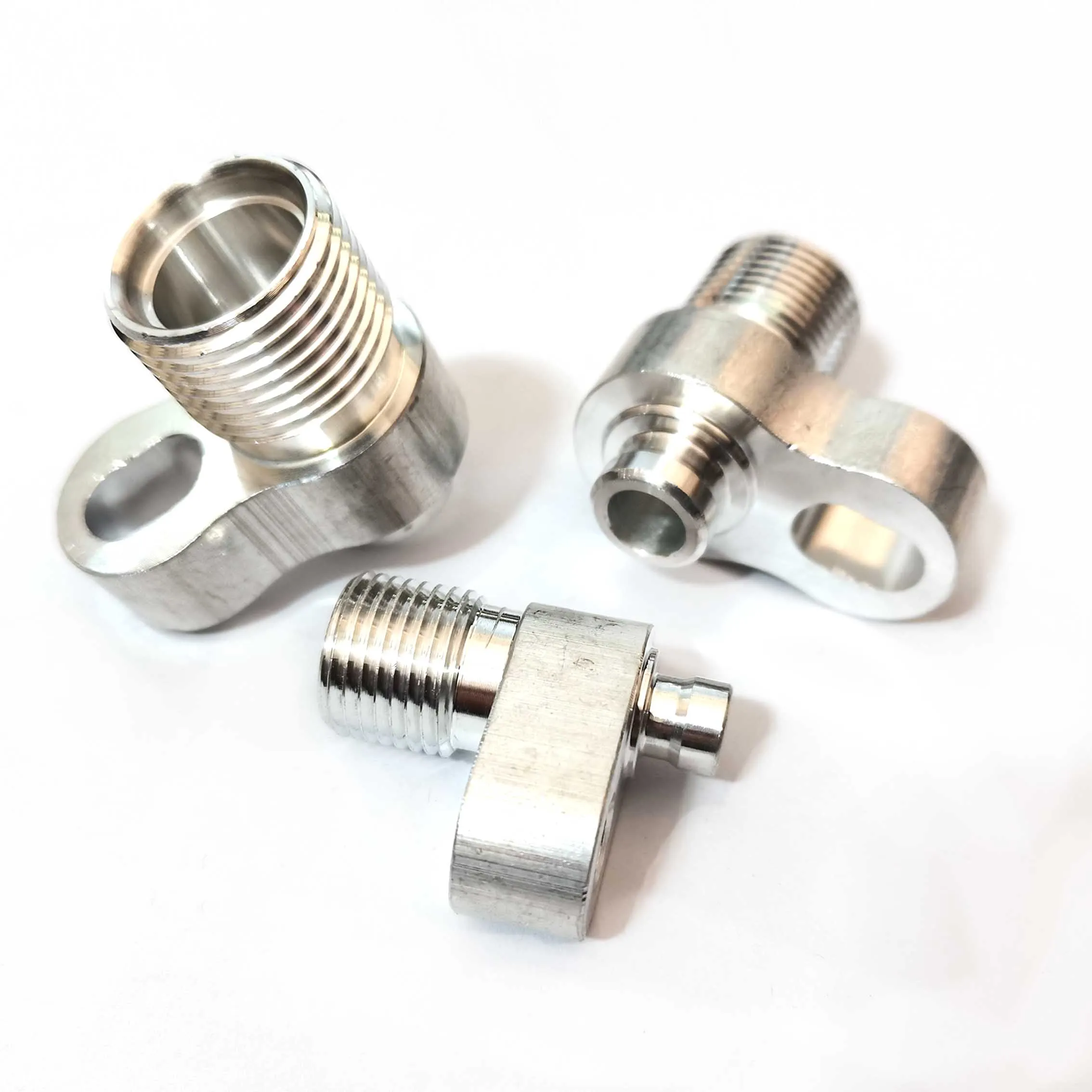 3PCS Automotive Air Conditioning Compressor Pipe Fittings AC Hose Aluminum Joints For 96 R12 3/8 1/2 5/8 Connector