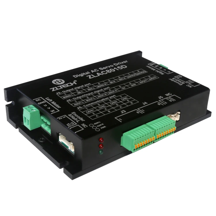 

Manufacturer CE RoHS CANbus RS485 3-phase 24-48V Dual Channel 30A 500W wheeled robot brushless AC servo amplifier driver