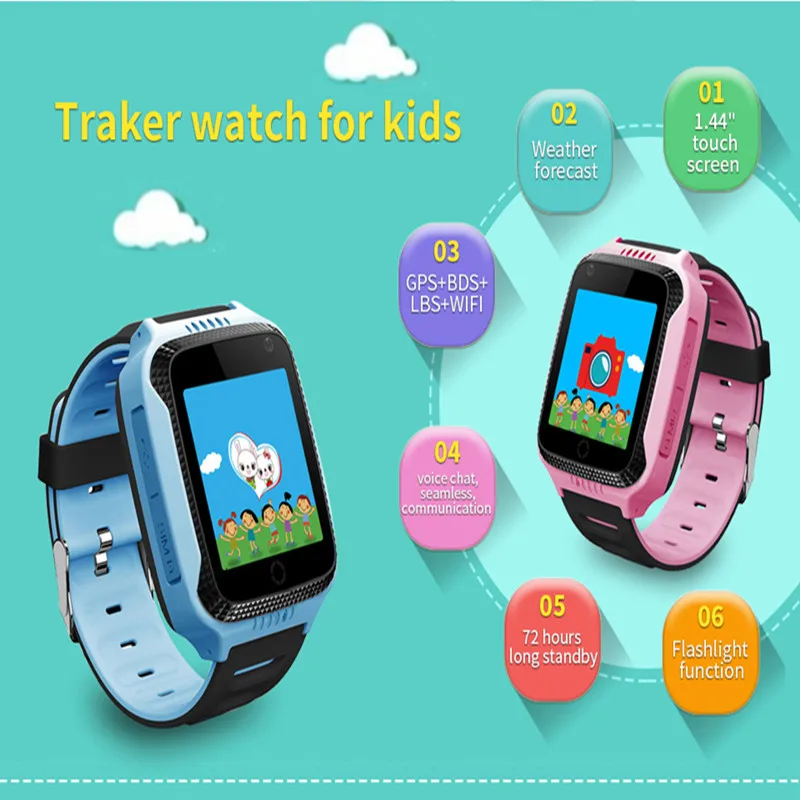 GPS Tracker Kids Smart Watch Children Watch Phone Camera Remote Listening SOS Call Clock Child Watches Q528 2G Turkey Firmware