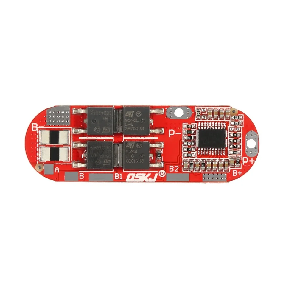 BMS 1S 2S 10A 3S 4S 5S 25A BMS 18650 Li-Ion Lithium แบตเตอรี่โมดูล PCB PCM 18650 Lipo BMS Charger