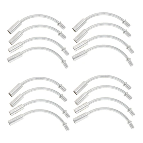 Imagen 1 del producto Manguitos de plástico para bicicleta de montaña, Manguitos protectores de botas, 90 grados, guía de Cable, tubo curvo, 80 unidades