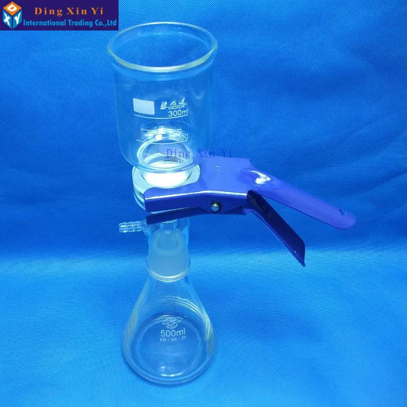 Glass Filterting Head For 1000ml Vacuum Filtration Apparatus, Membrane Filter,Sand-Core Filter Equipment, Lab Glassware