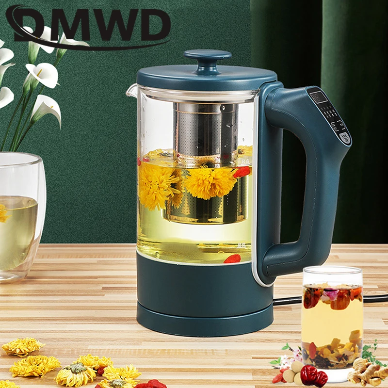 DMWD Multi-function Electric Kettle Health Pot Stew Cup Preserving Boil Teapot Heating Cup Soup Porridge Thermal Kettles Bottle