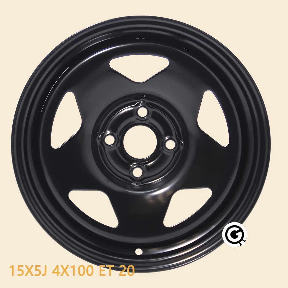 15inch 4X100 Fit Yaris steel wheel car accessories lowrider air ride suspension tyre