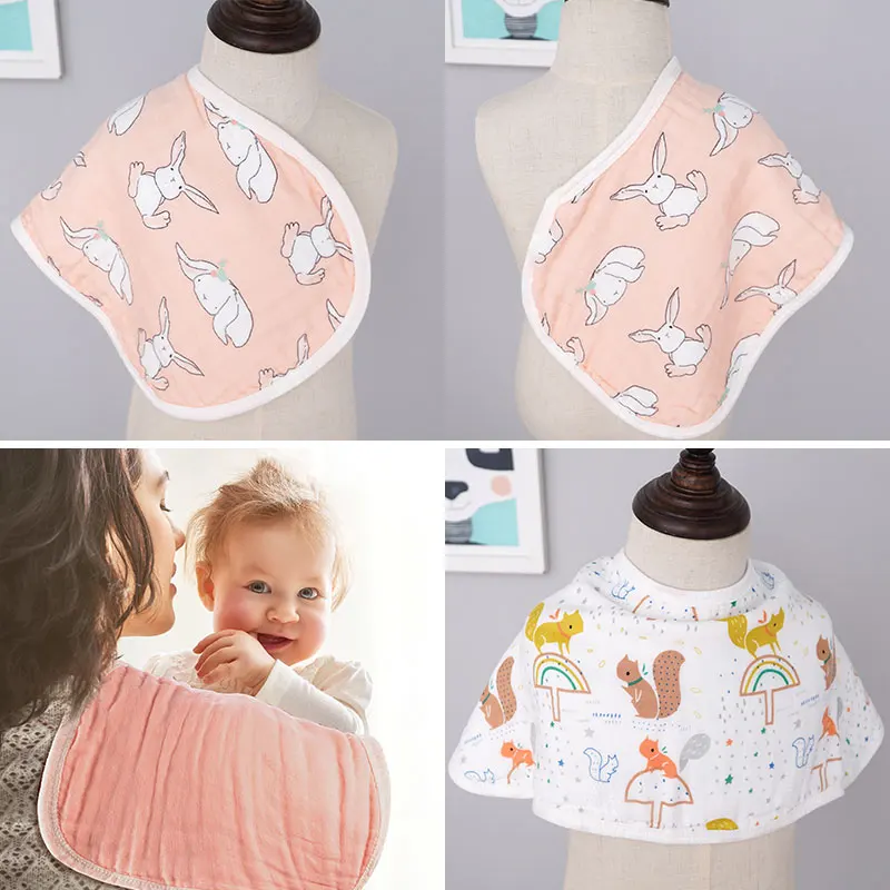 Baby Bibs Feeding Solid Food Comfortable Saliva Towel Newborn Cartoon Aprons Baby Bibs Fashionable Different Styles Burp Cloth