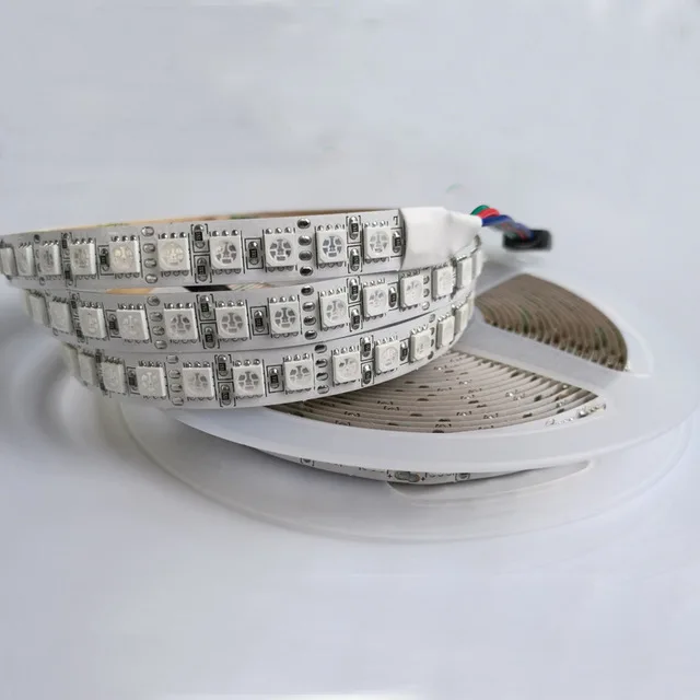 LED Strip 5050 RGB white /warm white DC 12V Flexible Light / RGB Warm White 1200 LED/m 5m/lot