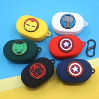 Marvel Earphone Case for Xiaomi Redmi Airdots 3 Cartoon Silicone Wireless Bluetooth Headphone Protective Cover With Hook