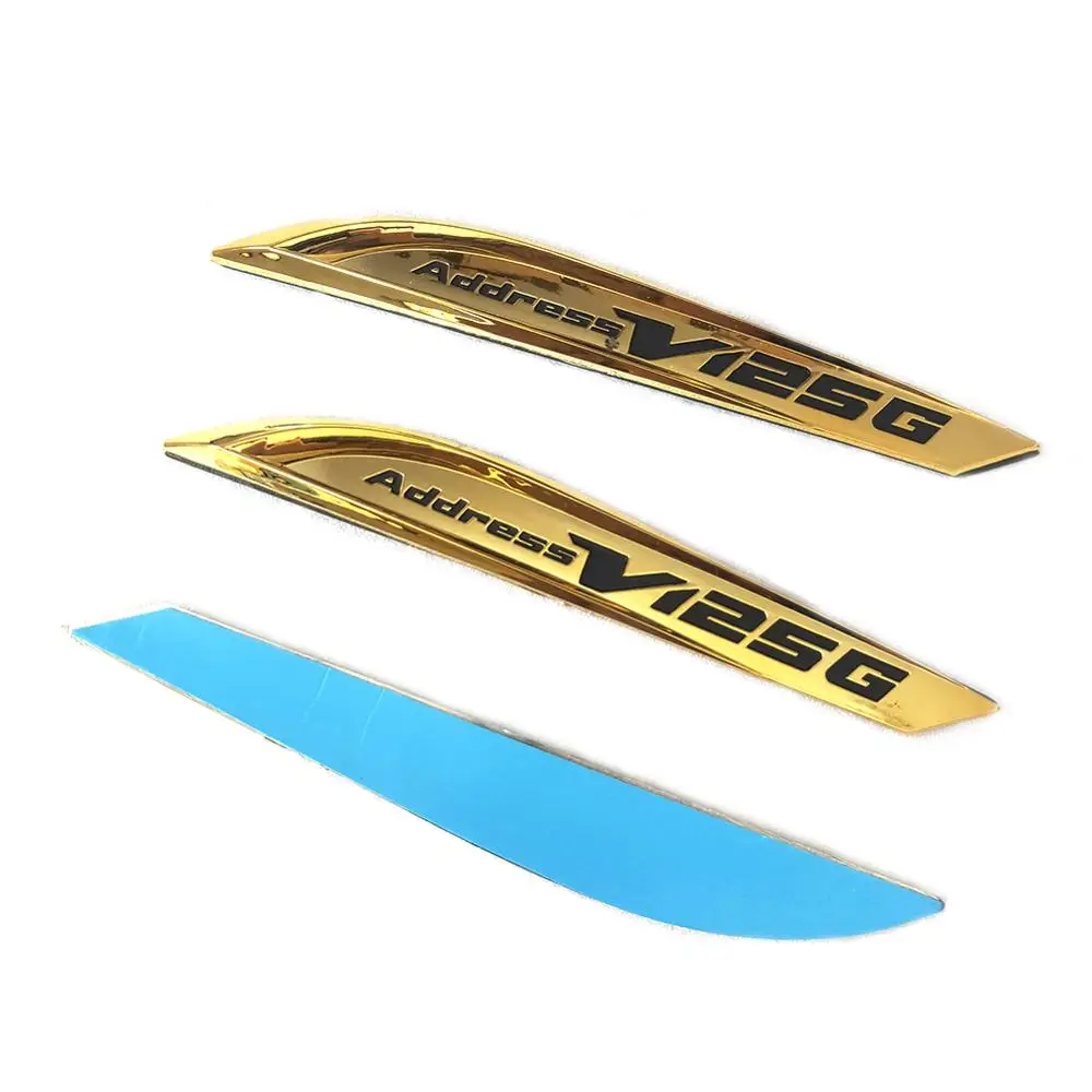 For SUZUKI 3pcs Address V125G Motorcycle Scooter Body Fairing Stickers Logo Body Sticker Decals