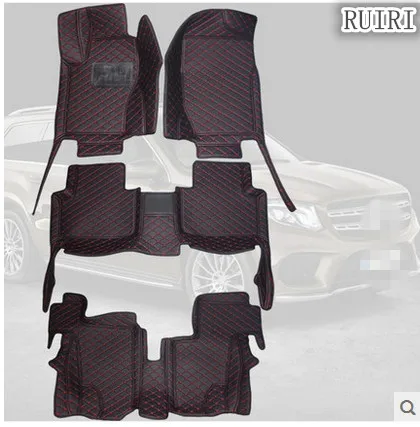 

Custom special car floor mats for Mercedes Benz GL 350 400 450 500 X164 2011-2006 7 seats Good quality rugs waterproof carpets