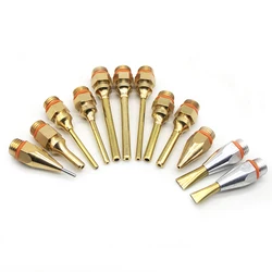 1Pcs/Lot Hot Melt Glue Gun Nozzles Copper Long Nozzle Large or Small Diameter 1mm/1.5mm/2mm/6mm Flat Nozzle  with Nozzle Wrench