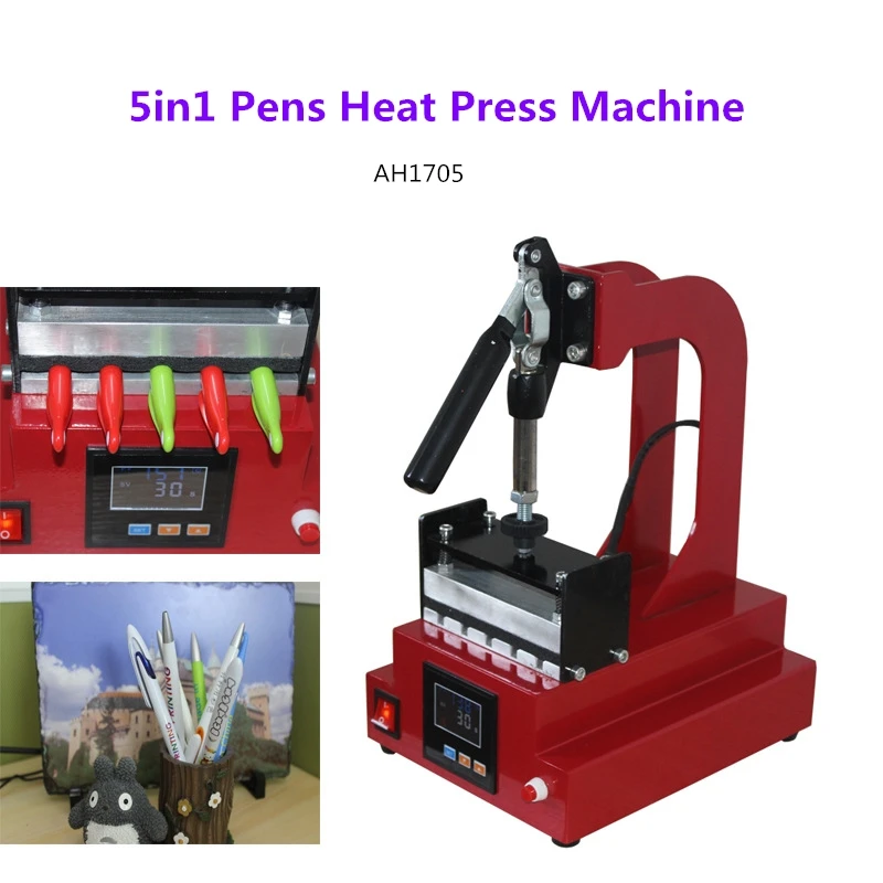 New Style 10-station Hot Stamping Ballpoint Ironing Pen Printing Digital Heat Press Machine For Pencil Small Sublimation Printer