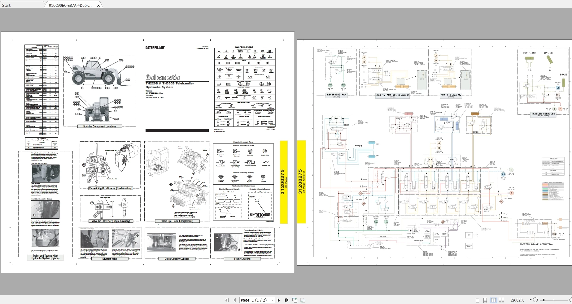 CAT Telehandler EAME APD LACD NACD 25.2GB All Models Full Manuals DVD