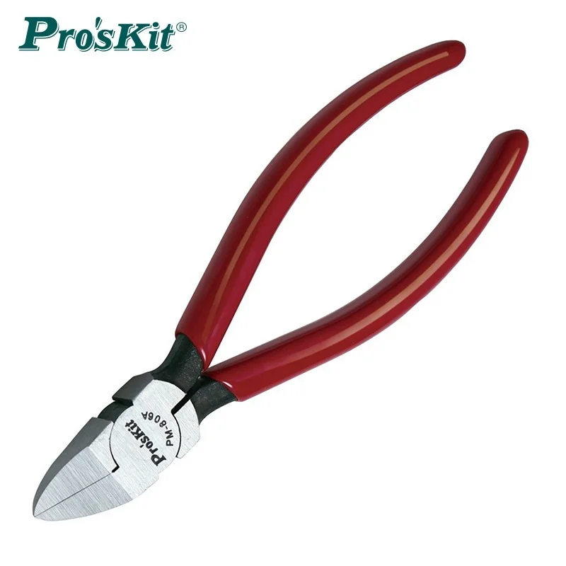 

Proskit PM-806A PM-806B PM-806E PM-806F Large bevel thin knife nozzle pliers 6 inches with spring diagonal pliers