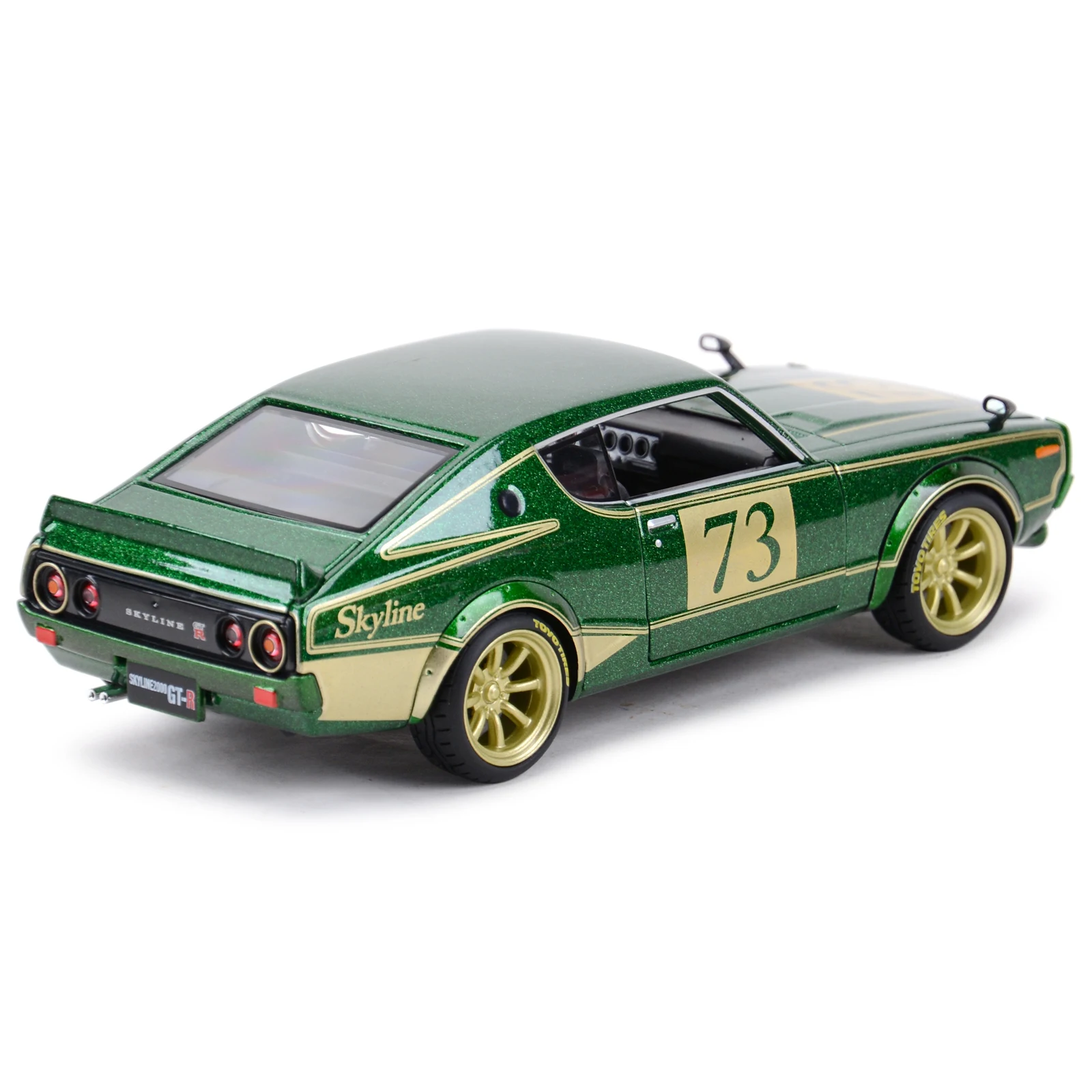 Maisto 1:24 1973 Nissan Skyline 2000GT-R Static Die Cast Vehicles Collectible Model Sports Car Toys