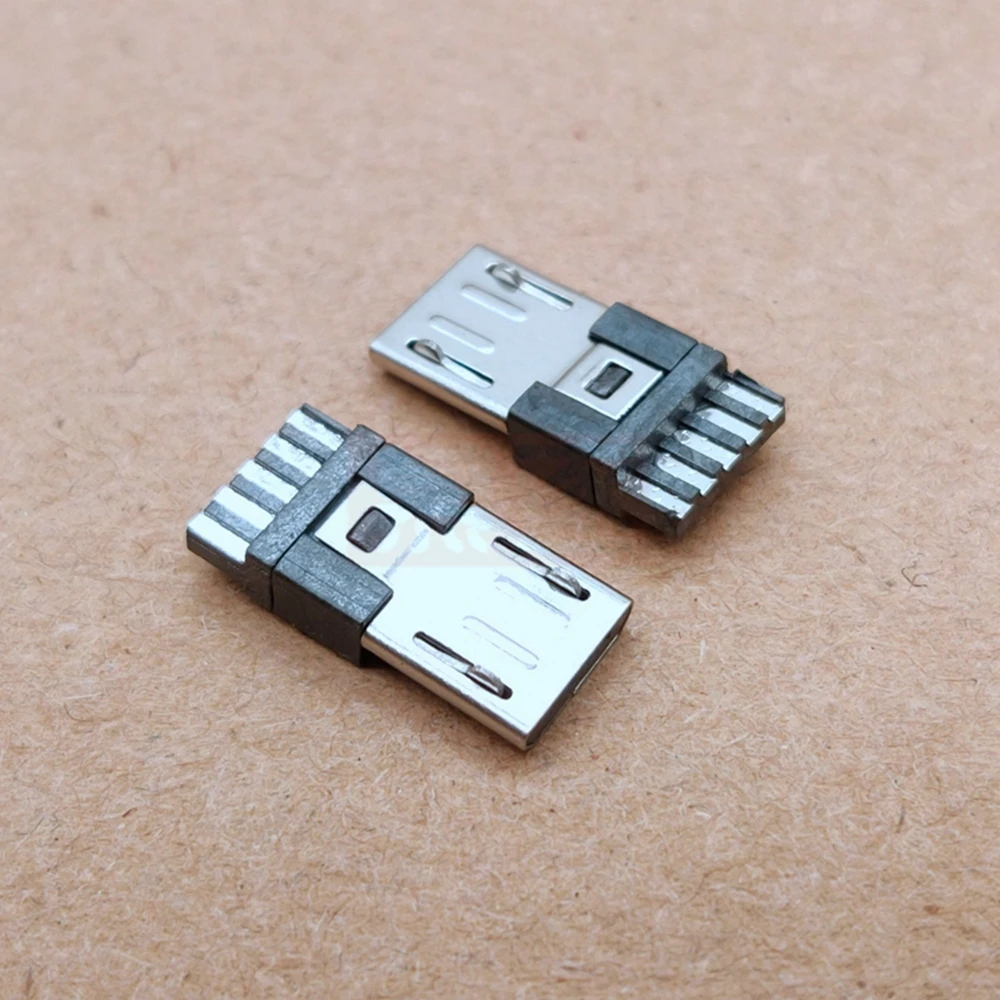 10 micro USB stecker 5-pin Android 5p Mini USB männlichen solder draht weibliche einzelne stecker