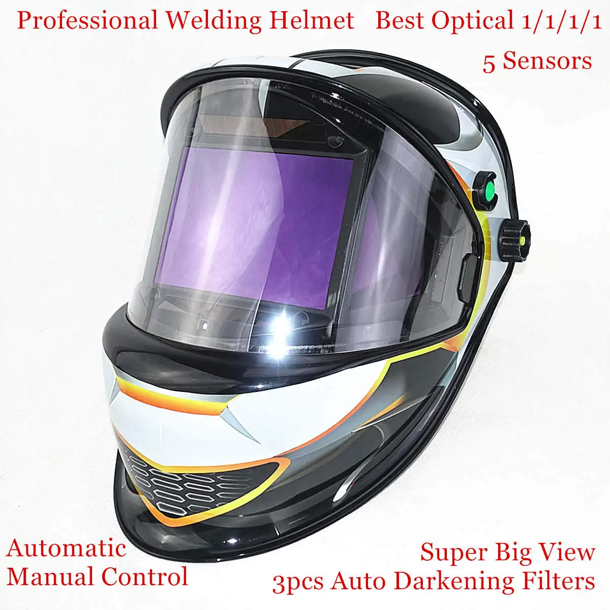 Protect Lens Front Inner Cover Lens 5pcs/set for 3 View Window Auto Darkening Welding Mask EN 379 ANSI CSA AS/NZS Welding Helmet