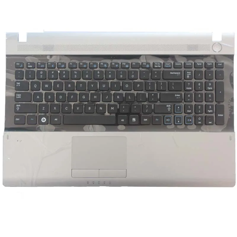 New US Keyboard For Samsung RV509 RV511 NP-RV511 RV513 RV515 RV518 RV520 NP-RV520 US Laptop Keyboard Silver Frame