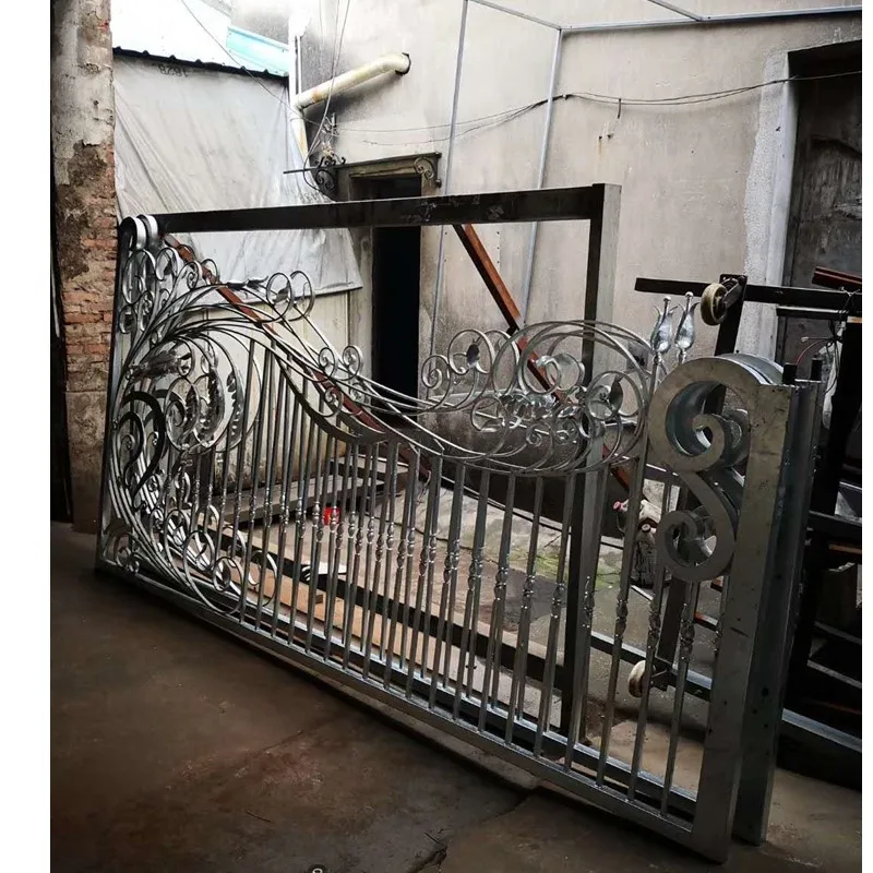 Garden  Made Metal Wrought Iron Gates For Residential