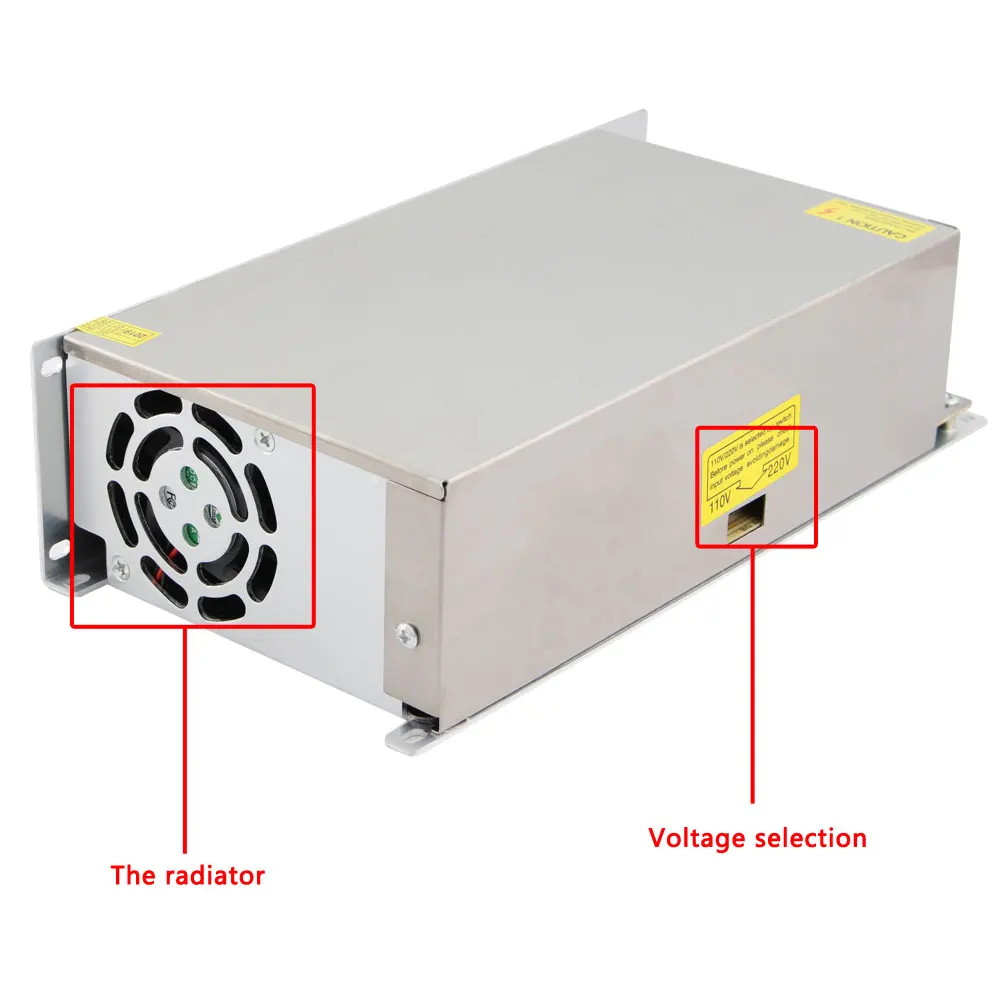 Alimentatore trasformatore AC DC 5V 12V 24V 36V, 1A 2A 3A 4A 5A 6A 8A 10A 15A 20A 30A convertitore di alimentazione Led da 220V a 5V 12V 24V