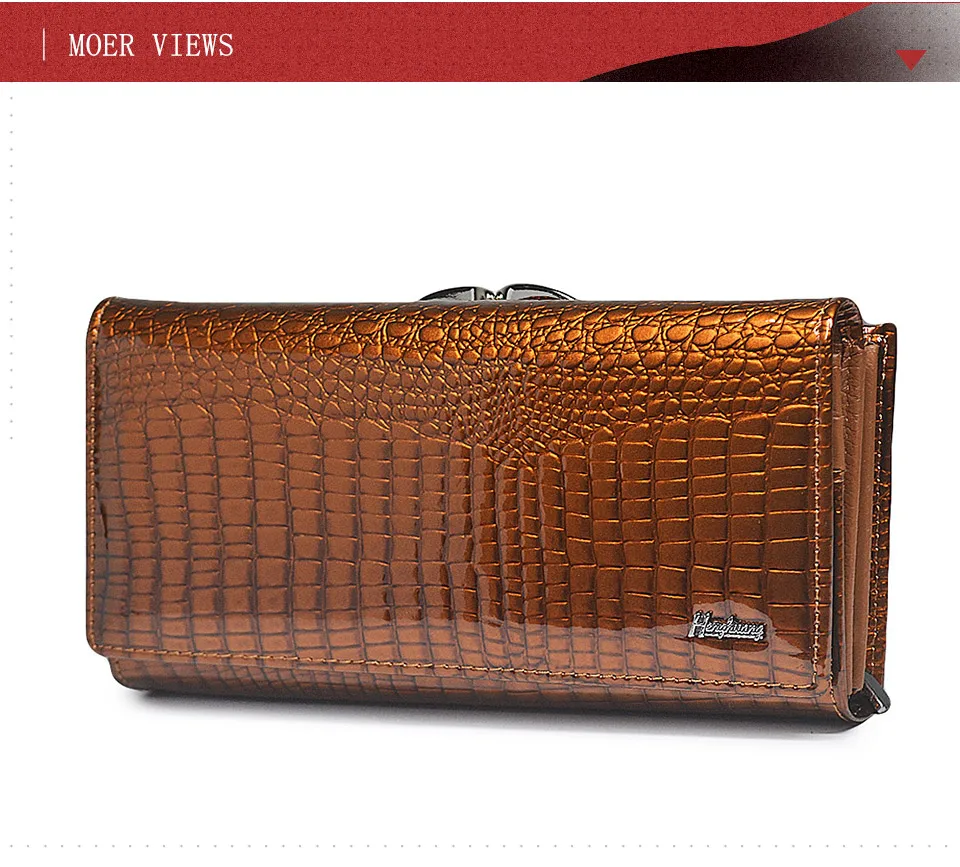 Cartera Corta De Identificación De Moda De Color Sólido