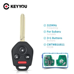 KEYYOU dla Subaru Forester 2014 2015 2016 2017 2018 Outback 2015-2017 pilot zdalnego sterowania CWTWB1U811 G Chip 315Mhz 3 + 1 4 przyciski